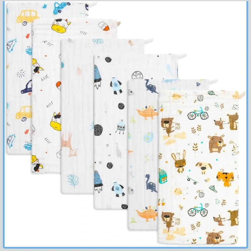 Muslin Burp Cloths Cotton Burping and bath Cloth